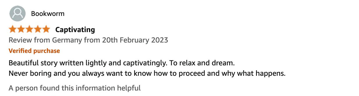 Amazon reader review 6 of The Highlanderess