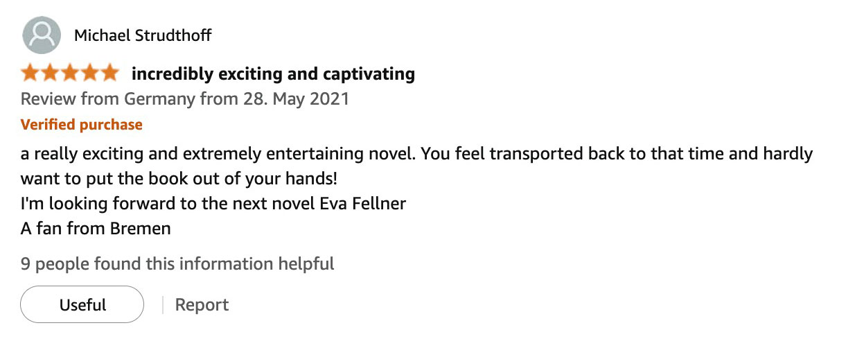 Amazon reader review 10 of The Highlanderess