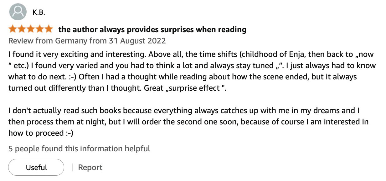 Amazon reader review 26 of The Highlanderess